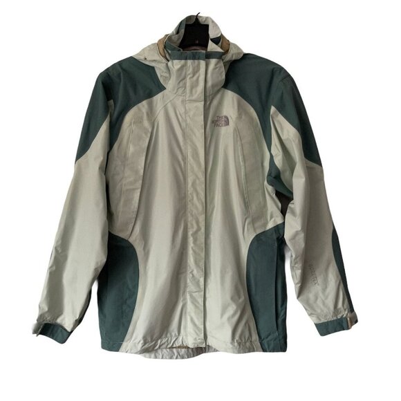 The North Face Size S Mountain Light Gore Tex Shell Jacket Green Waterproof - Picture 1 of 11